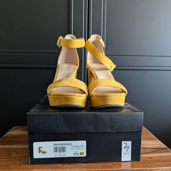 27 Edit Platform Sandal Sz 6.5 - Picture 2 of 11